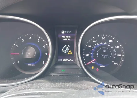 2013 Hyundai Santa Fe Sport 2.0T from USA, damaged, VIN 5XYZUDLA4DG119032